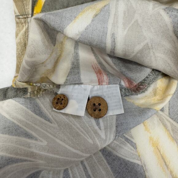 Tommy Bahama Mens Large‎ Tropical Hawaiian Camp Shirt Double Chest Pockets - Picture 9 of 10